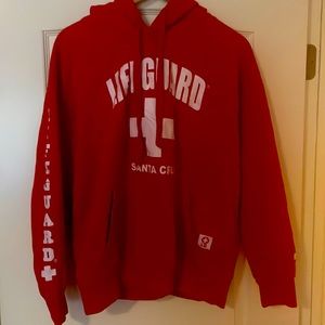 Life guard Santa Cruz hoodie. Good condition